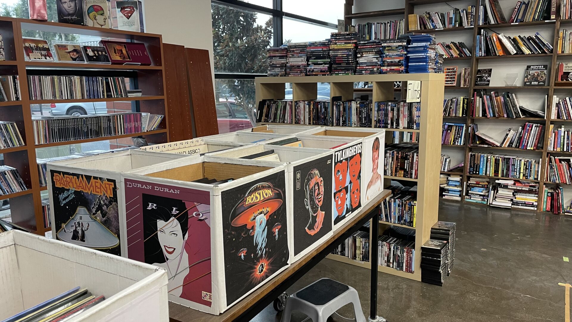 Comic book stores: Half-Off Books Records Films